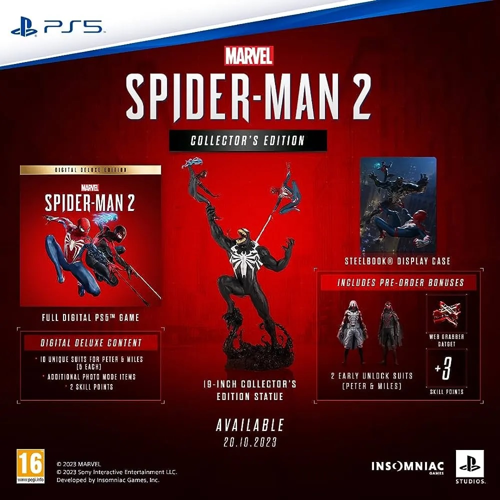EDITION COLECCIONISTA SPIDERMAN 2 PS5